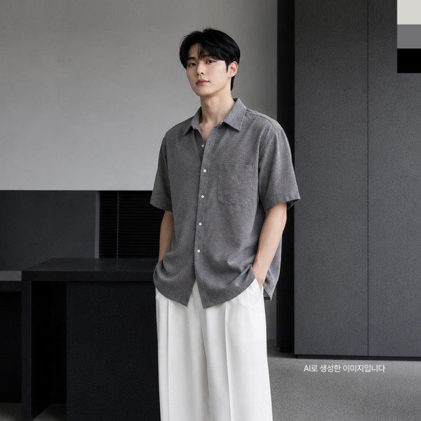KQQ DT2403 남자프리미엄 반팔셔츠