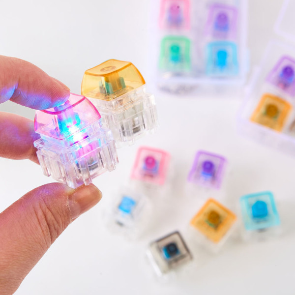 LED 조립식 딸깍이 키링-12EA