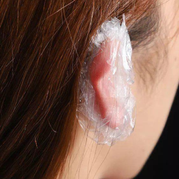 염색 파마 헤어팩 헤어랩 위생모 이어캡 세트
