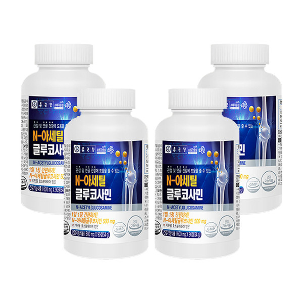 종근당 N-아세틸글루코사민 600mg x 90정 4병 12개월분