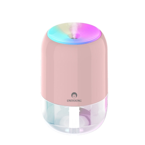 유니영 레인보우 C타입 저소음 가습기 핑크 UNH2 200ML