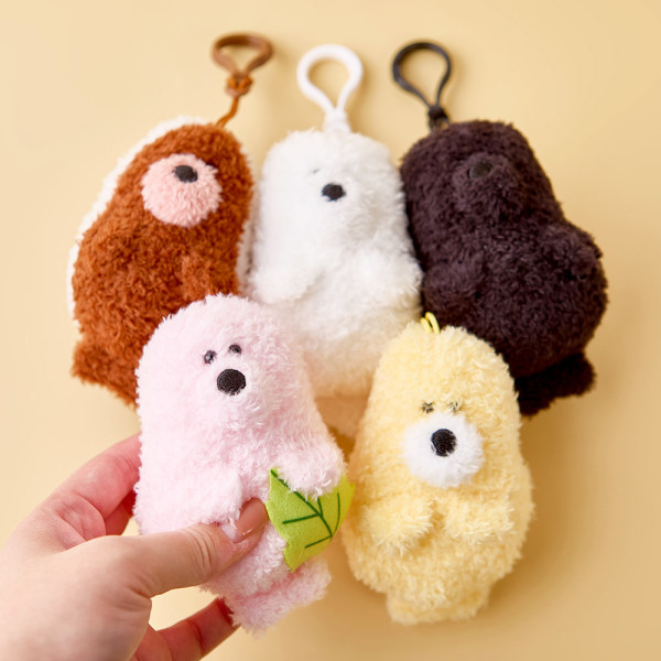 콩떡물개 봉제 인형키링 11cm-랜덤