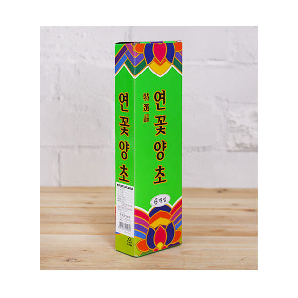 롯데연꽃양초명광 6입