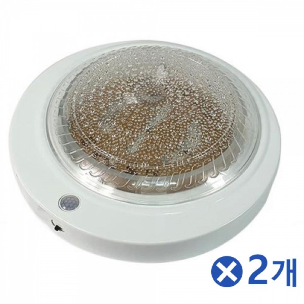 15W 장수 LED원형 센서등 주광색x2개