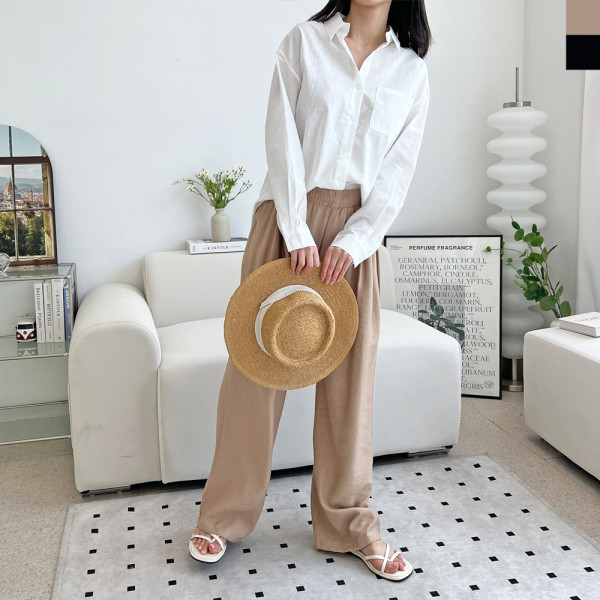 ACC SS1006W 밴딩 투턱 와이드팬츠 여름 시원 슬랙스