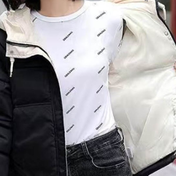 투컬러 여성 점퍼 따뜻한 보온성과 스타일을 동시에 잡은 겨울용 강추위 투톤 후드 패딩