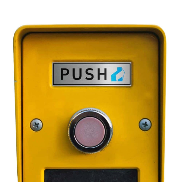 출입문 스틸 판넬 스티커(PULL/PUSH) PUSH