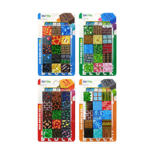 자석블럭쌓기 15pcs (4개)