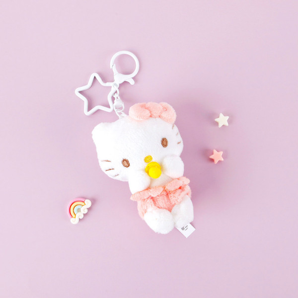 산리오 헬로키티 쪽쪽이 가방고리 8cm