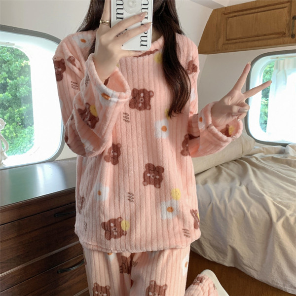 상하의 실내복 기모 파자마 극세사 수면잠옷 홈웨어
