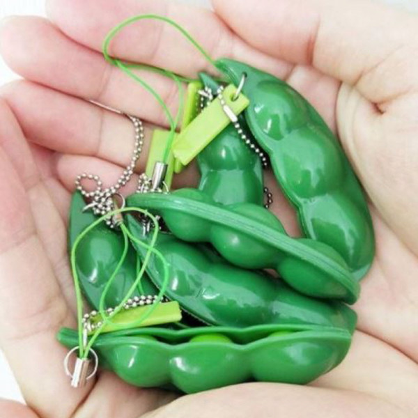 올망졸망 푹신한 완두콩 키링 가방걸이