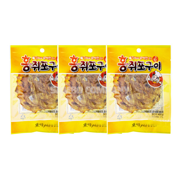 홍쥐포 구이 32g 3개