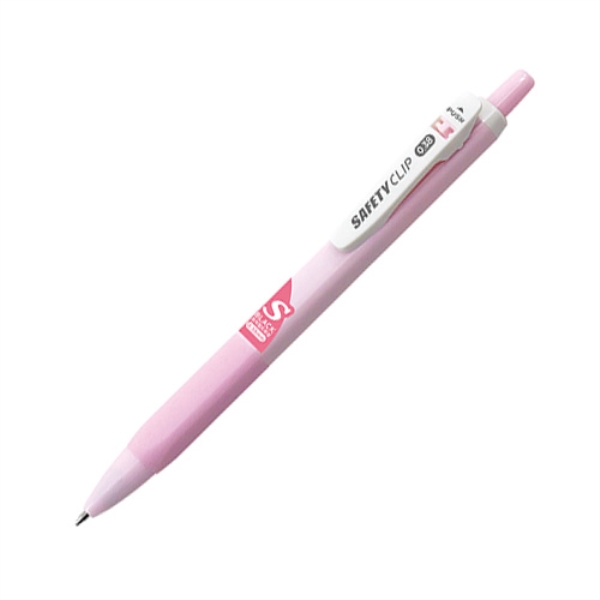 마이펜)세이프티클립S 볼펜(0.38mm/로즈핑크)-다스(12개입)