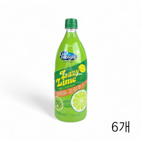 레이지 라임주스 1L X 6개 라임원액 업소용 카페식자재 카페식재료 과일원액 업소용