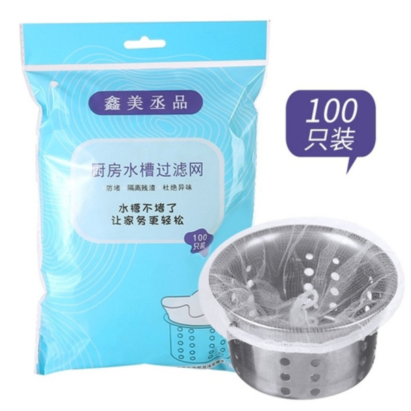미란다 싱크대 배수구 매쉬 거름망 100개입 4D816