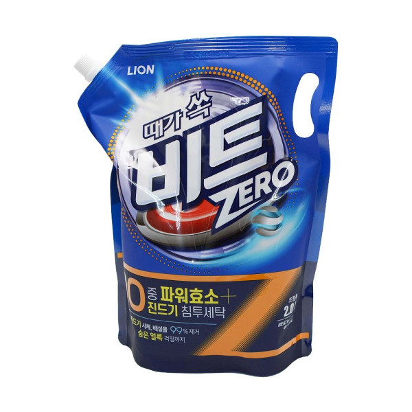 때가 쏙 비트 제로 액체 세탁세제 드럼용 리필 2L