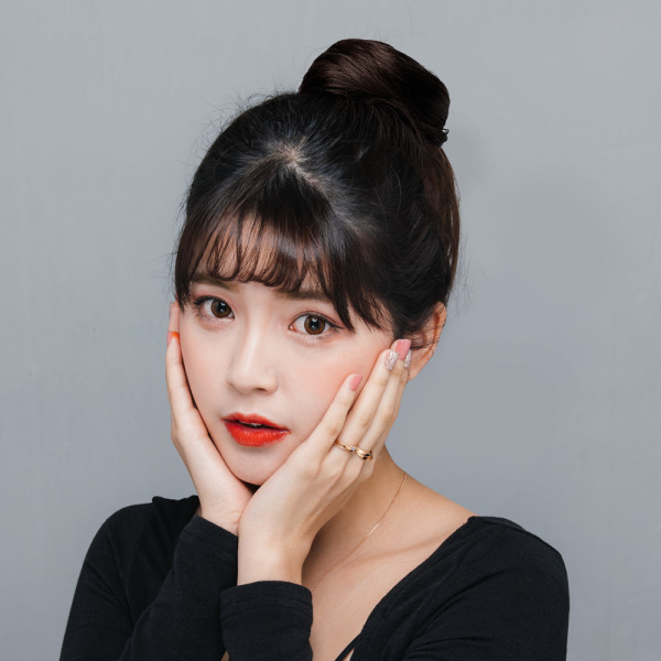 올림 똥머리 당고머리 가발