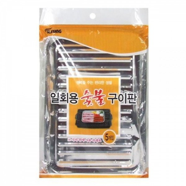 캠핑용품 일회용 숯불구이 판 바베큐석쇠 나들이 혼술