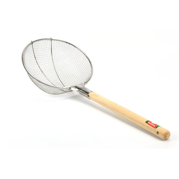 업소용 스텐 나무손잡이 건지기 특1호 35cm A망2mm