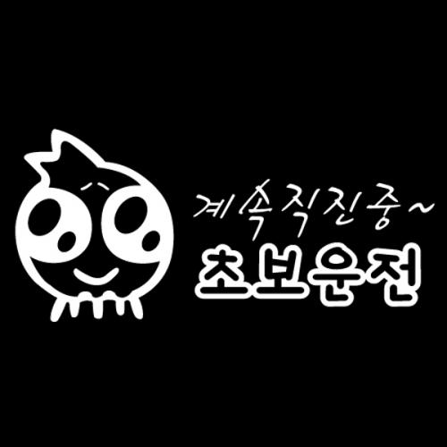 VIP 290 초보운전데코 스티커02번 디자인