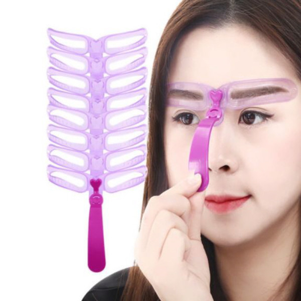 눈썹그리기 가이드 고정틀 8종 초보도 손쉽게 그리는 아이브로우 틀