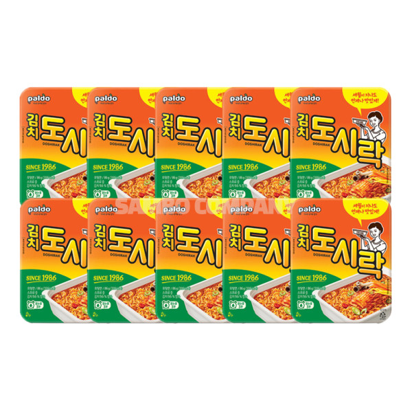팔도 김치도시락 컵라면 86g 10개