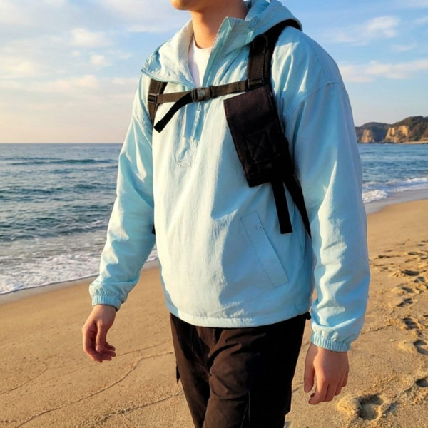 핸드폰 전용 파우치 허리 배낭 백팩 연결 전용 몰리 포함 작업 현장 라이딩