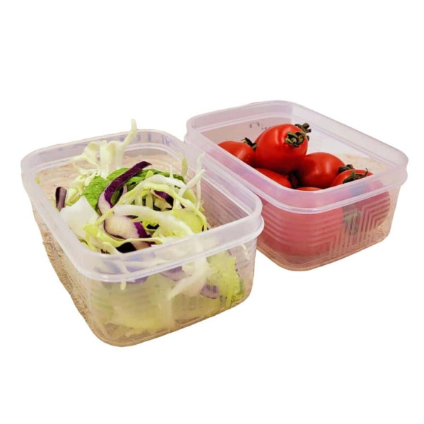 반투명 밀폐통 280mL 2P