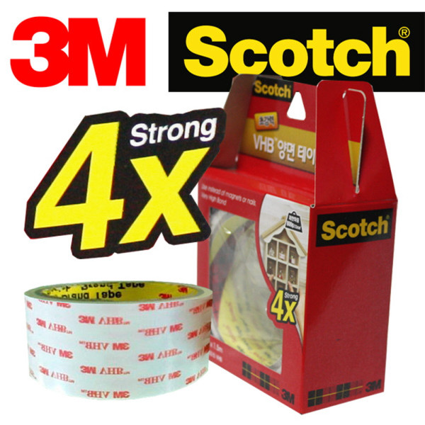 3M 4배 초강력 VHB 광폭 양면테이프
