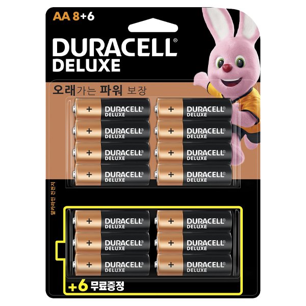 건전지 알카 AA 디럭스 조 8EA 6EA