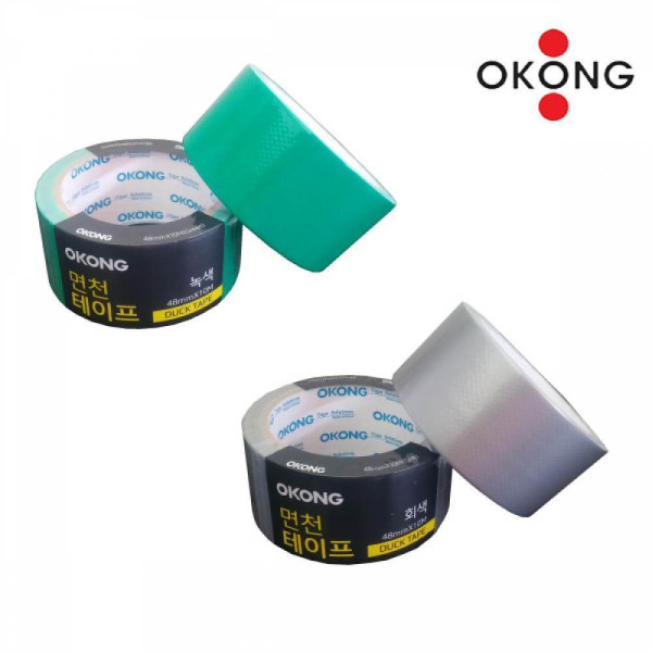 오공 강력 면테이프 청면 은면 48mm x 10M 색상 택1