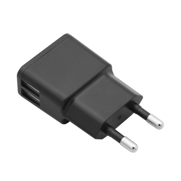 USB 전원 (AC 220V) 5V 2A 2포트 충전기 (단품/블랙)