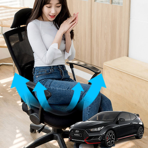 벨로스터N라인 시원한쿨링팬 메쉬 쿨링방석 호환