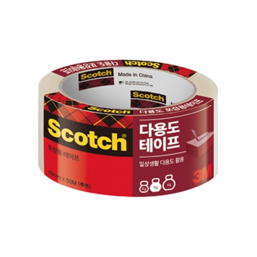 3M 스카치 포장 박스테이프 3615 투명 테이프 48mm 50m