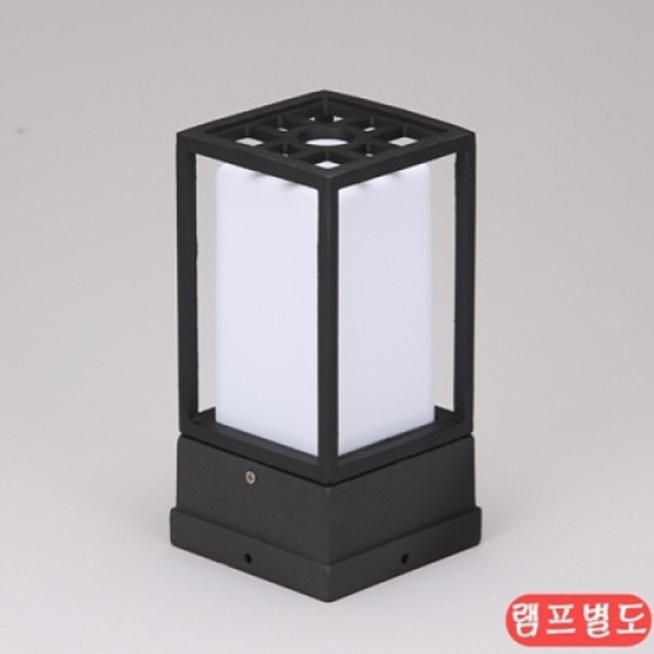 비츠온 문주등 사각 크로스 100x100xH210블랙