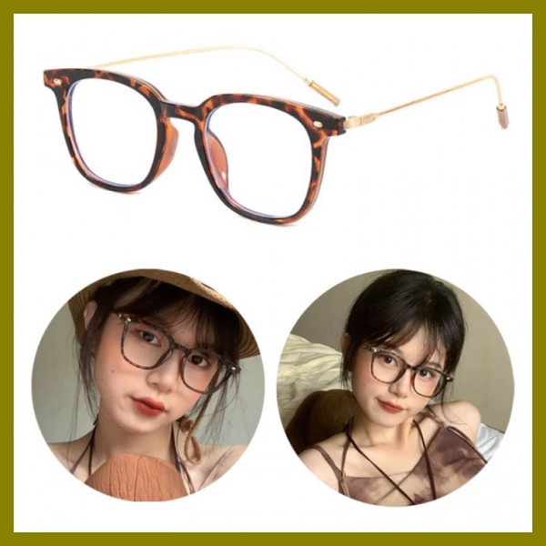 호피패턴 뿔테안경 레오파드 특이한 유니크 도수없는 패션 여행 해외 국내 남자 여자 인싸 블루라이트차단