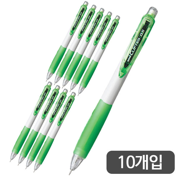 미쯔비시)클리프터 샤프(M5-118/연두)-다스(10개입)