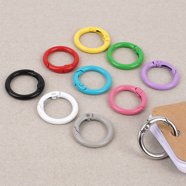 1P 컬러 오픈형 원형 고리링 24mm