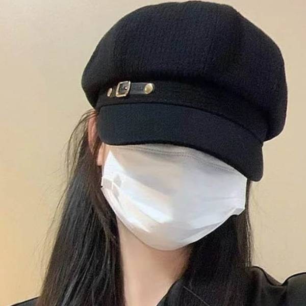 클래식한 팔각 모자 디자인 데일리 스타일 패션 소프트한 소재 편안한 착용감 모던한 포인트