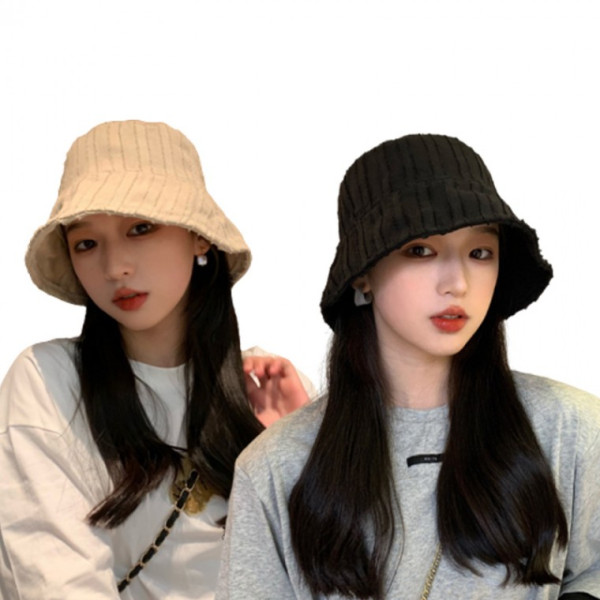 줄벙거지 모자 버킷햇 여자 봄여름 신상 나들이 소풍 데이트 모자코디 벙거지모자 여성용 예쁜