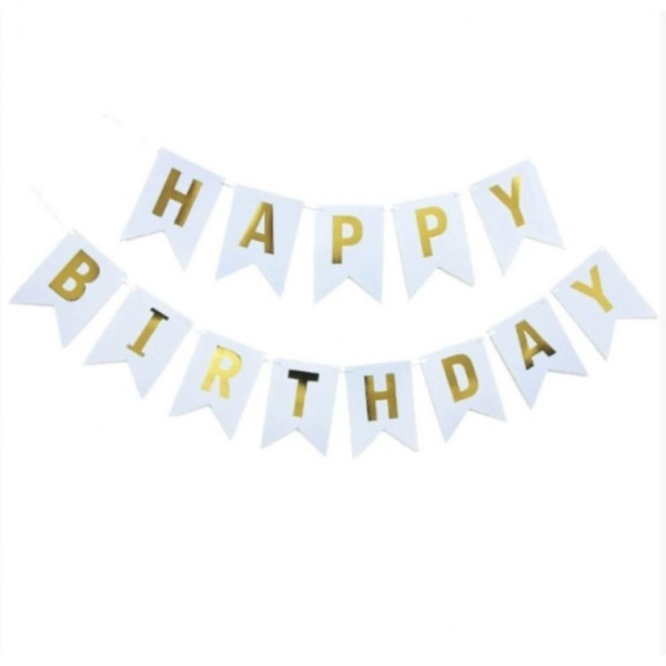 MISO 해피버스데이 가랜드 생일 파티 축하 레터링 M50475