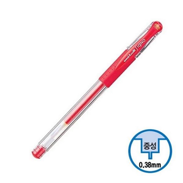 미쯔비시 유니볼 151(0.38mm 적색)