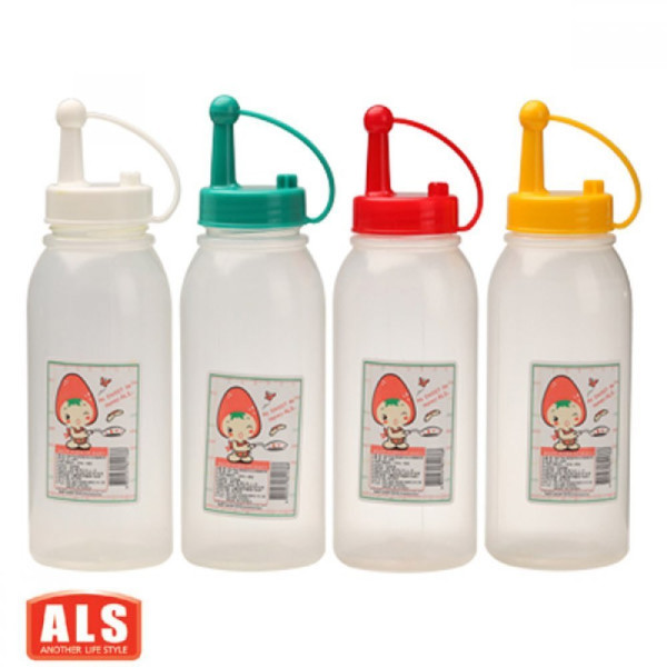 원타임 누드 케찹병 겨자병 식초병 대형 500ml