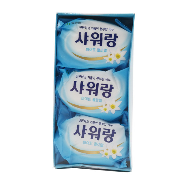 샤워랑 화이트플로랄 비누 130g 3개입