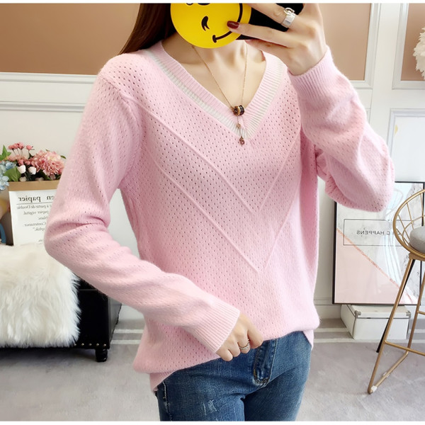 F13668/3컬러/깔끔한 포근V넥 니트티셔츠/스웨터