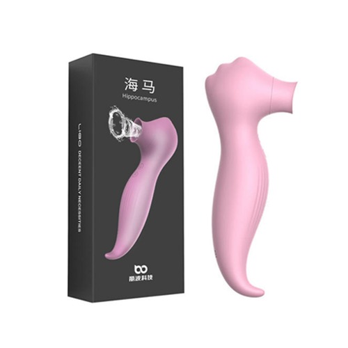 해마 흡입 진동 딜도 클리 석션 바이브레터 오르가즘 마사지 자위기구 히뽀 색상랜덤