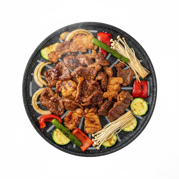 업소용 5중 마블코팅 불판 숯불용 32cm