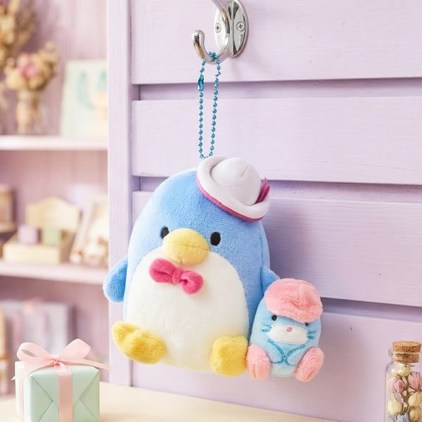 산리오 턱시도샘 깐부 가방고리 13cm