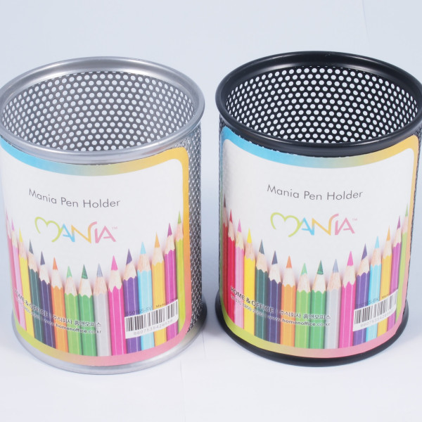 MANIA 원형 펜스텐드 소 B5016S 블랙 Ø76x94