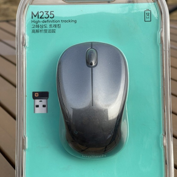 로지텍 M235 고해상도 트래킹 무선 마우스 블랙